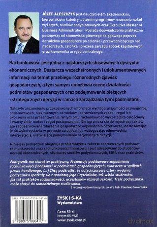 Rachunkowość finansowa od podstaw - Józef Aleszczyk [KSIĄŻKA]