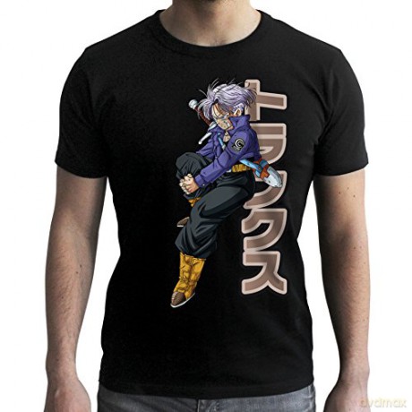DRAGON BALL T-shirt DBZ/ Trunks man SS black new fit XL