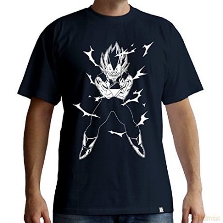 DRAGON BALL T-shirt DBZ/Vegeta man SS navy basic XS