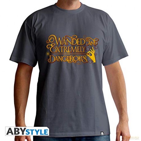 FANTASTIC BEASTS T-shirt Wanded man SS dark grey basic XXL