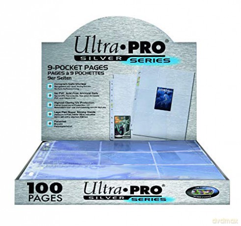 Folder Sheet Ultra Pro Display 9-Pocket Silver