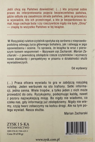 Rosyjska ruletka - Marian Zacharski [KSIĄŻKA]