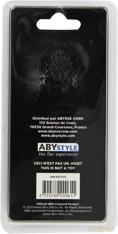 GAME OF THRONES Keychain Targaryen (Gra o Tron)
