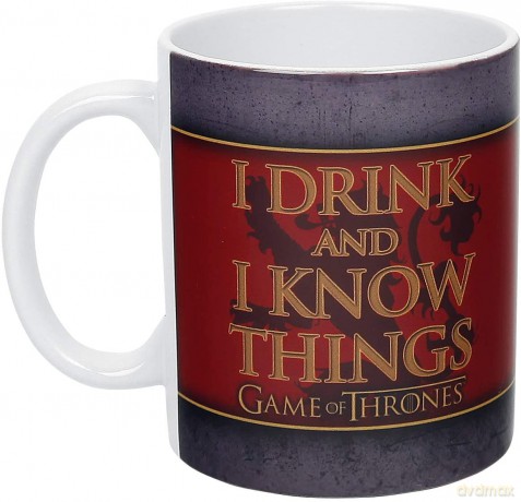GAME OF THRONES Kubek 320 ml Drunk Tyrion subli With box (Gra o Tron)