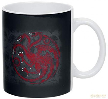GAME OF THRONES Kubek 320 ml Fire&Blood subli With box (Gra o Tron)