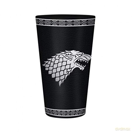GAME OF THRONES Large Glass 400 ml Stark Foil (Gra o Tron)