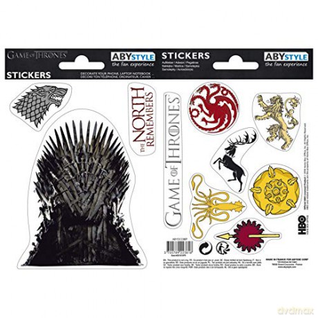 GAME OF THRONES Naklejki 161 cm/ 2 planches Stark/ Sigils (Gra o Tron)