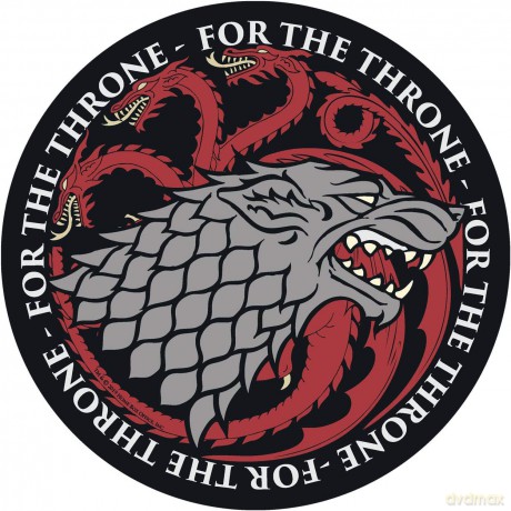 GAME OF THRONES Podkładka pod mysz Stark vs Targaryen in shape (Gra o Tron)