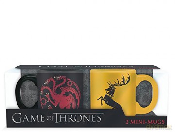 GAME OF THRONES Set 2 espresso mugs 110 ml Targa.&Barath. (Gra o Tron)