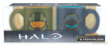 HALO Set 2 espresso mugs 110 ml Masterchief Vs Locke