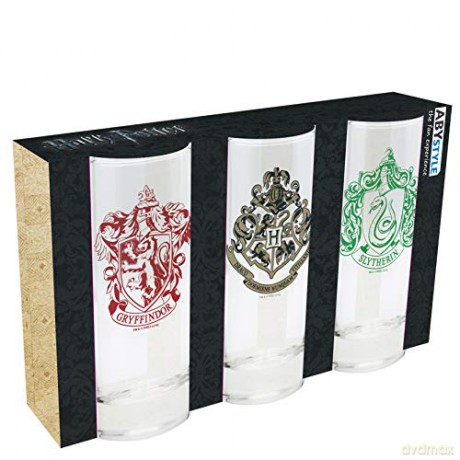 HARRY POTTER Zestaw 3 szklanek