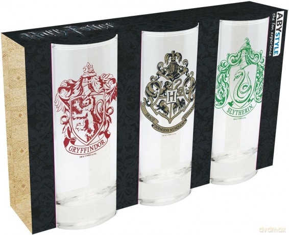 HARRY POTTER Zestaw 3 szklanek