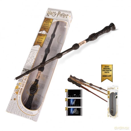 HARRY POTTER Deluxe Lumos Wands Deluxe Elder in DHC