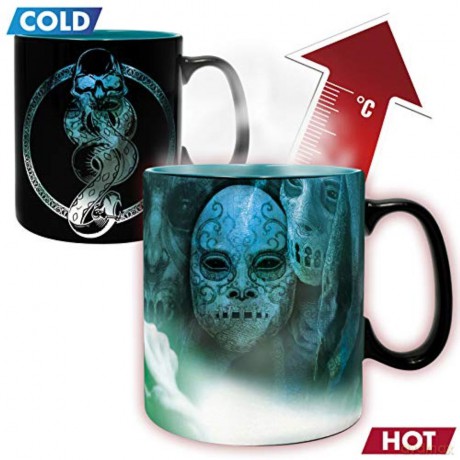 HARRY POTTER Kubek zmieniający kolor 460 ml Voldemort with box