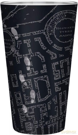 HARRY POTTER Duża szklanka 400 ml Marauder's map Matte