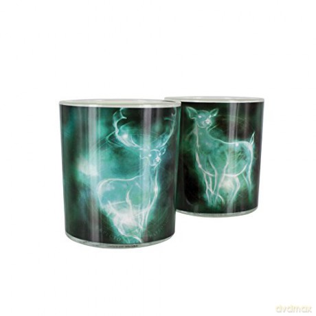 HARRY POTTER Patronus Drinking Glasses 2-pack