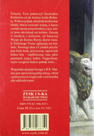 Starcie królów V - George R.R. Martin [KSIĄŻKA]