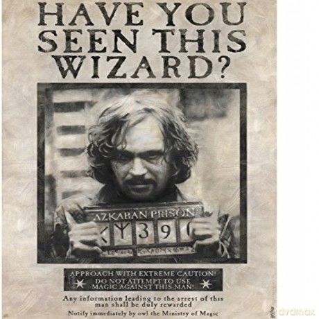 HARRY POTTER Plakat Wanted Sirius Black (91.5x61)