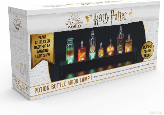 Lampka Harry Potter stojak z eliksirami