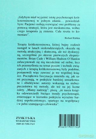 Stopem po terapii krótkoterminowej - Brian Cade [KSIĄŻKA]
