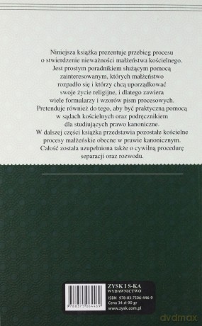 Stwierdzenie nieważności małżeństwa - Aleksander Sobczak [KSIĄŻKA]