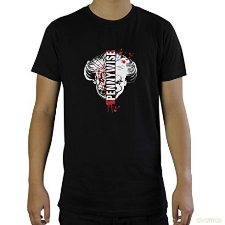 IT T-shirt Pennywise man SS black basic XL