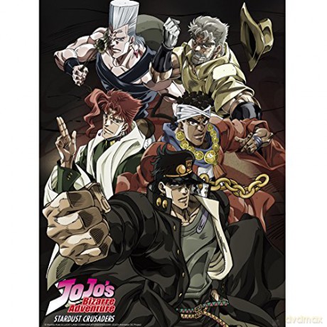 JOJO'S BIZARRE ADVENTURE Poster Stardust Crusaders (52x38)