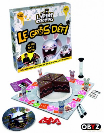 LAPINS CRETINS Jeu de plateau Le Gros Défi