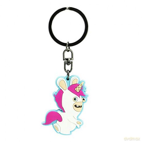 LAPINS CRETINS Keychain PVC Lapicorne