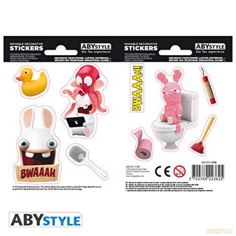 LAPINS CRETINS Stickers 161cm/ 2 planches