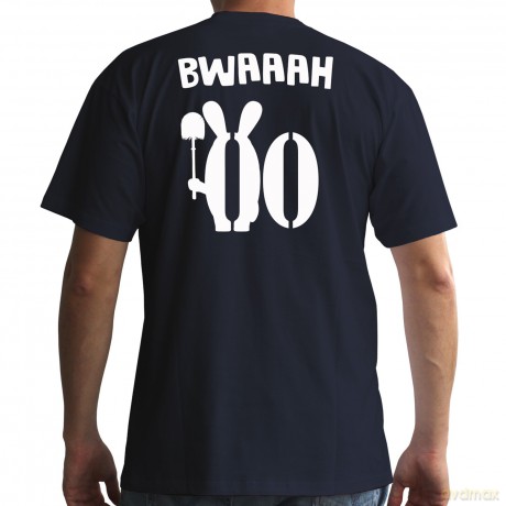 LAPINS CRETINS T-shirt Euro man SS navy basic L