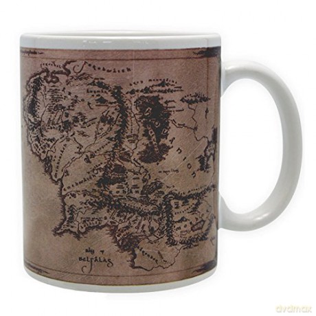 LORD OF THE RINGS Kubek 320 ml Map subli with box