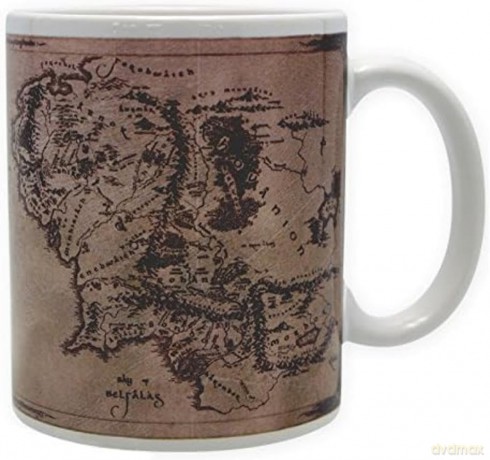 LORD OF THE RINGS Kubek 320 ml Map subli with box