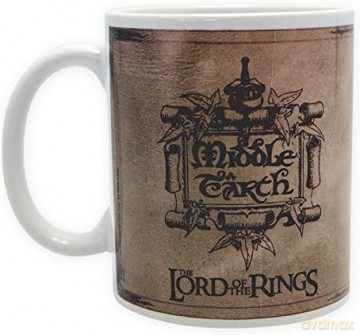 LORD OF THE RINGS Kubek 320 ml Map subli with box