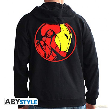 MARVEL Hoodie Iron Man man black