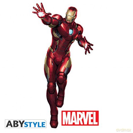 MARVEL Naklejki scale 1 Iron Man (blister)