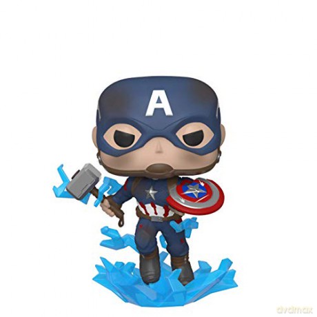 MARVEL POP Vinyl: Endgame Capt A w/BrokenShield&Mjolnir