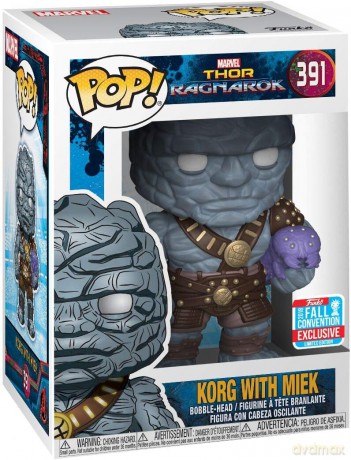 MARVEL POP! Vinyl 391: Thor Ragnarok Korg w/ Miek