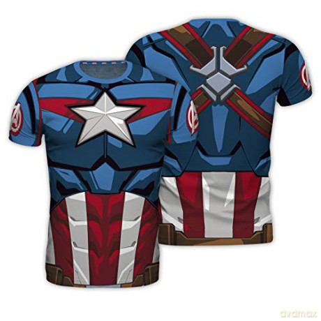 MARVEL Replica T-shirt Captain America man XL