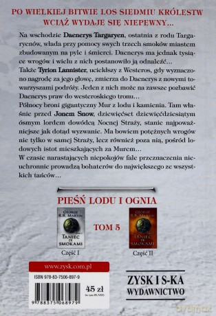 Taniec ze smokami cz.1 - George R.R. Martin [KSIĄŻKA]