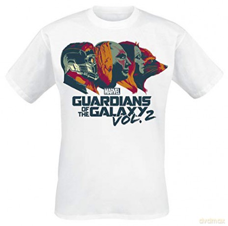 MARVEL T-shirt Guardians of the Galaxy man SS white new fit L