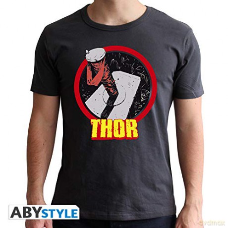 MARVEL T-shirt Thor man SS dark grey new fit M