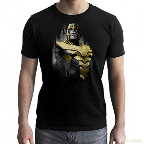 MARVEL T-shirt Titan man SS black new fit L