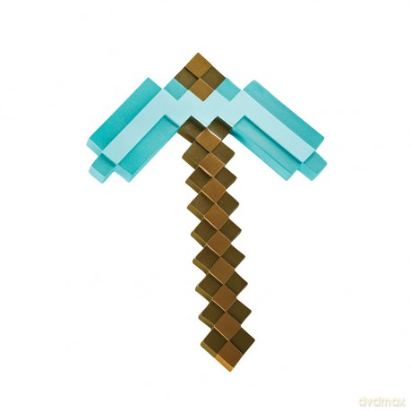 MINECRAFT Diamond Pickaxe PP plastic Replica