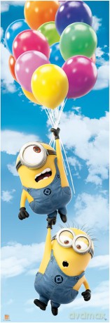MINIONS Door Poster Balloons (53x158)