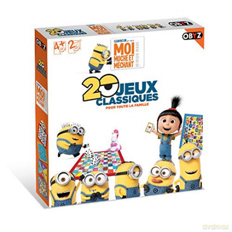 MINIONS Jeu de plateau 20 Jeux classiques