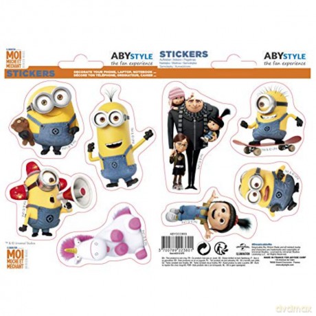 MINIONS STICKERS -161 cm/ 2 planches Minions
