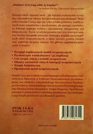 Teoria i praktyka poradnictwa... - Gerald Corey [KSIĄŻKA]