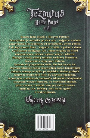 Tezaurus - Harry Potter I-VII - Andrzej Polkowski [KSIĄŻKA]