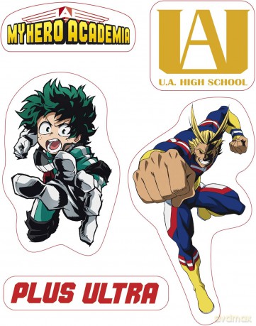 MY HERO ACADEMIA Naklejki 161 cm/ 2 sheets UA High School